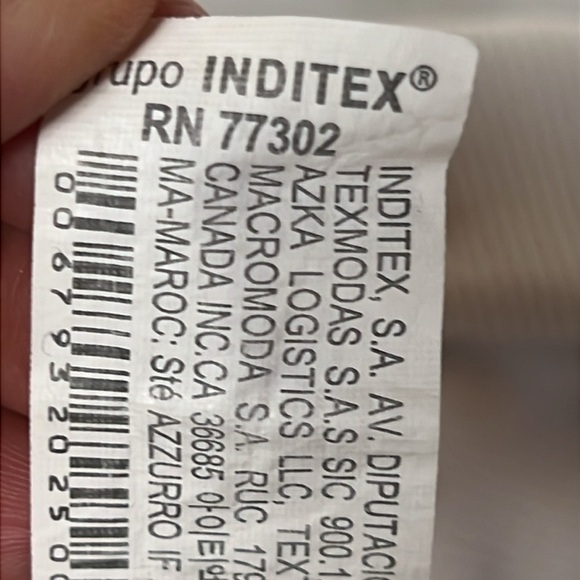 Zara tank top women’s white‎ Ribbed layering summer work out casual lg athletic - Picture 6 of 7